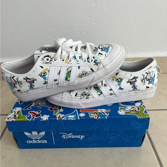 Adidas Nizza x Disney Sport Goofy Blue Sneakers - Picture 4 of 6